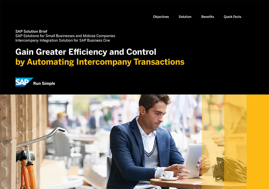 SAP Business One – Better Efficiency & Control