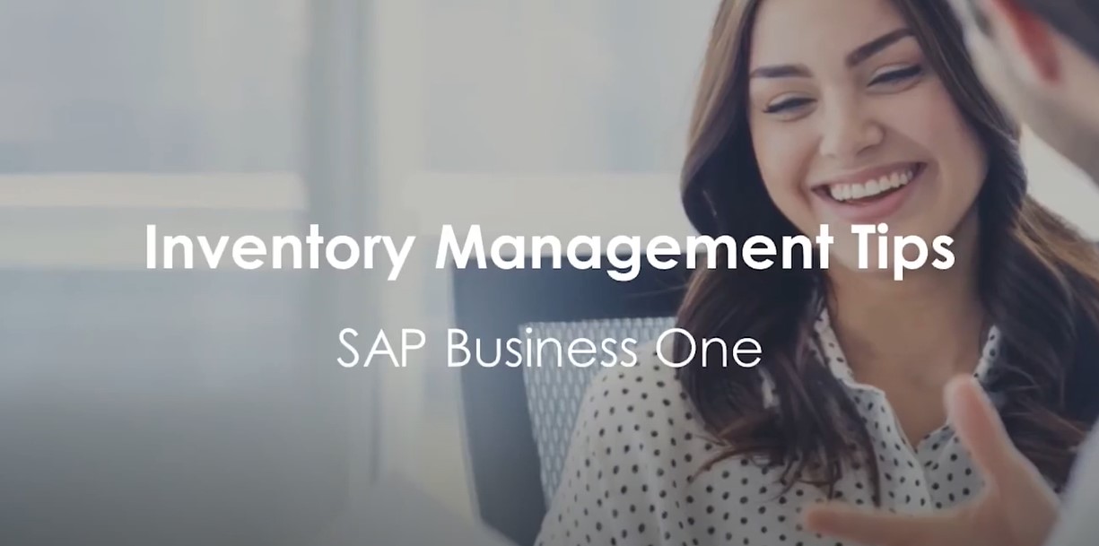 sap business one inventory management